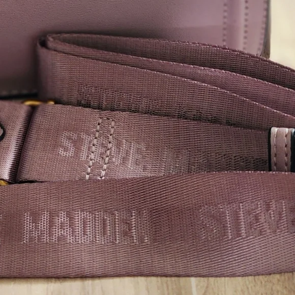 Steve Madden Bevelyn Purse Crossbody Plum Brand New With Tags - Picture 10 of 17